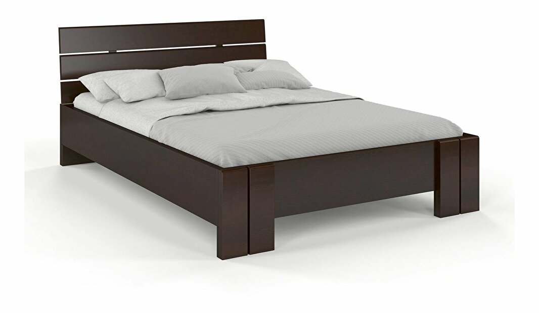 Manželská postel 160 cm Naturlig Tosen High (borovice)