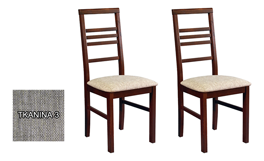 Set 2 ks. jídelních židlí Melte (tkanina 3) *výprodej