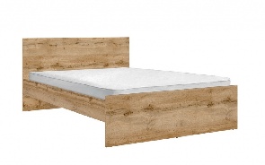 Manželská postel 160 cm BRW Zele LOZ/160