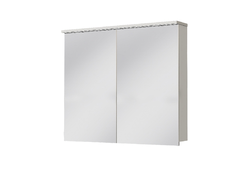 Koupelnová skříňka na stěnu Juventa Monza MnMC-90 W (se zrcadlem) (s osvětlením)
