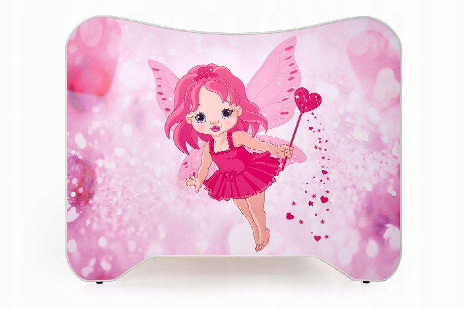 Jednolůžková postel Gerard Fairy (s roštem a matrací)
