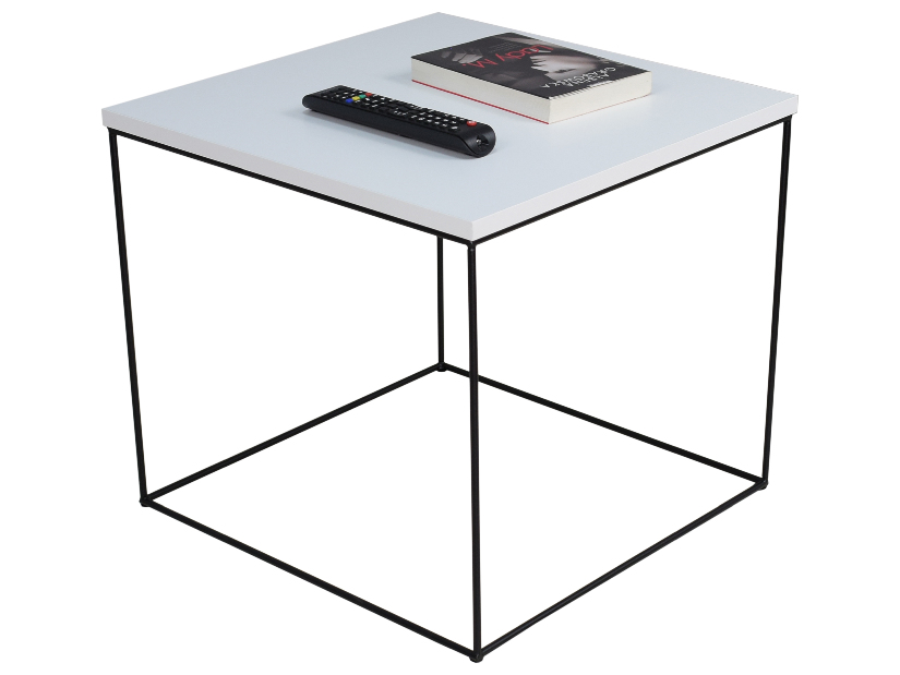 Konferenční stolek Elinas (černá + bílá)