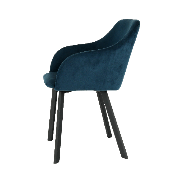 Jídelní židle Talira (modrá + černá)