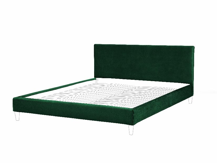 Potah na postel 160x200 cm Futti (tmavě zelená)