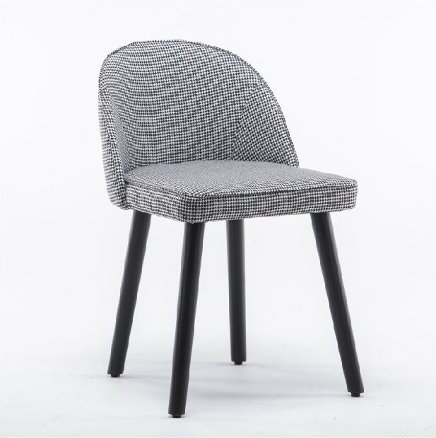 Jídelní židle Lalima (černo-bílý vzor)