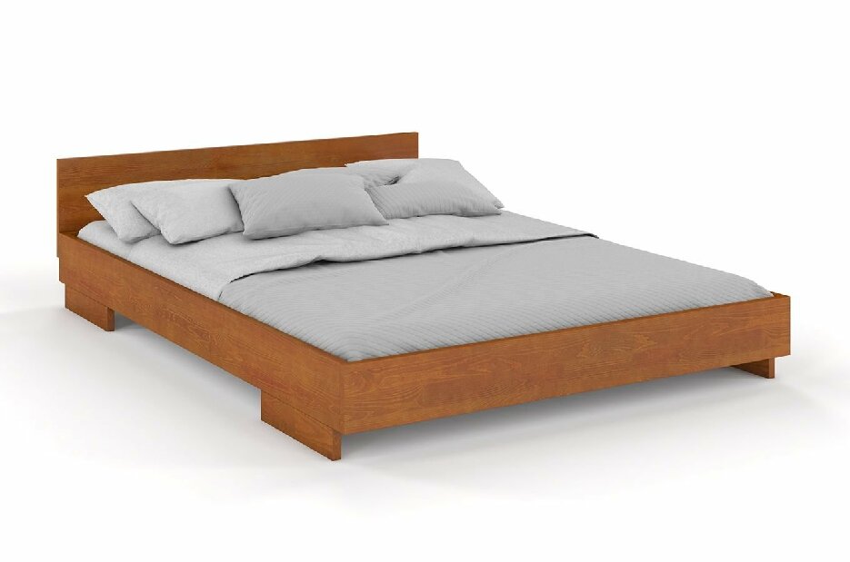 Manželská postel 200 cm Naturlig Larsos (borovice)