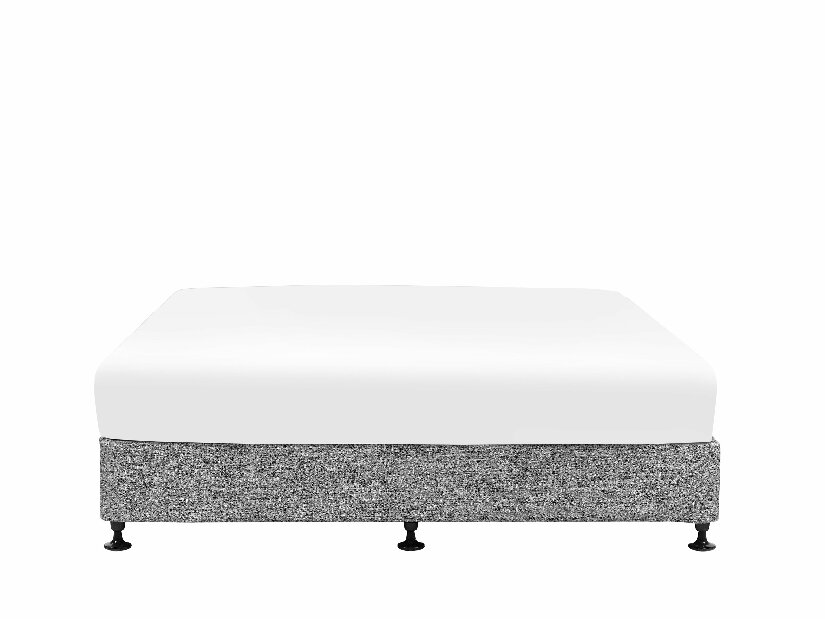 Manželská postel 180 cm COLOGNE (s roštem a matrací) (šedá)