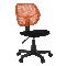Otočná židle Meriet (oranžová)