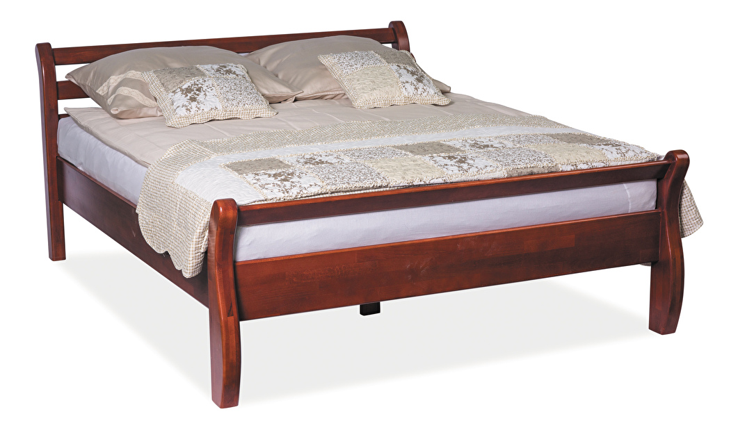 Manželská postel 160 cm Alfine (s roštem)