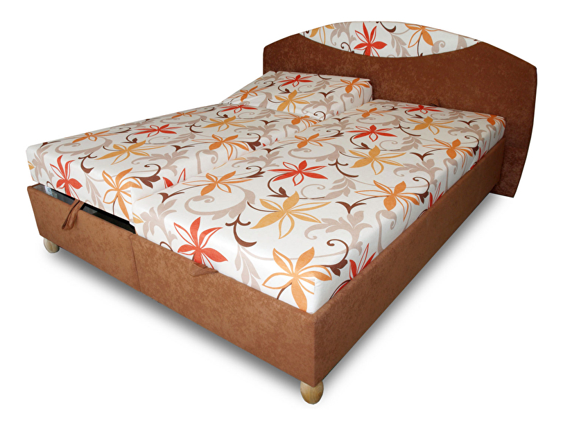 Manželská postel 160 cm Benab Famoza (s rošty a matracemi)