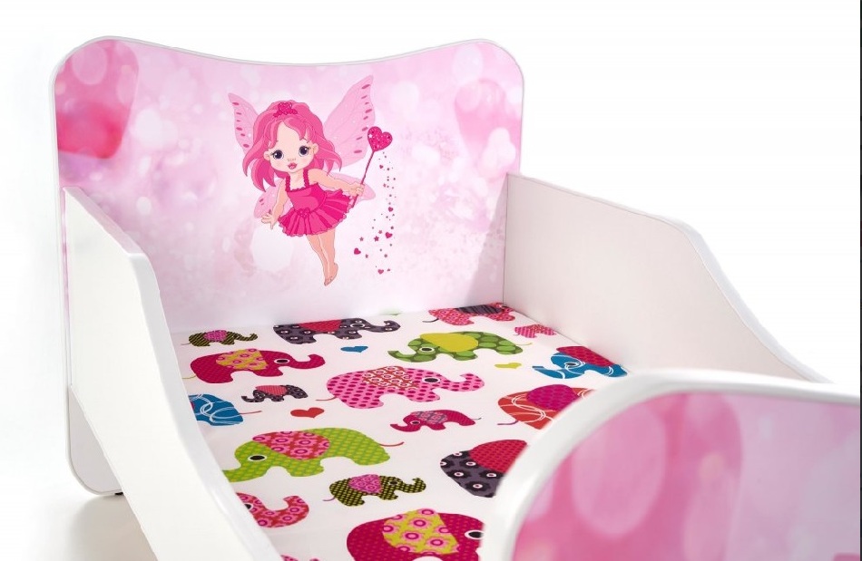 Jednolůžková postel Gerard Fairy (s roštem a matrací)