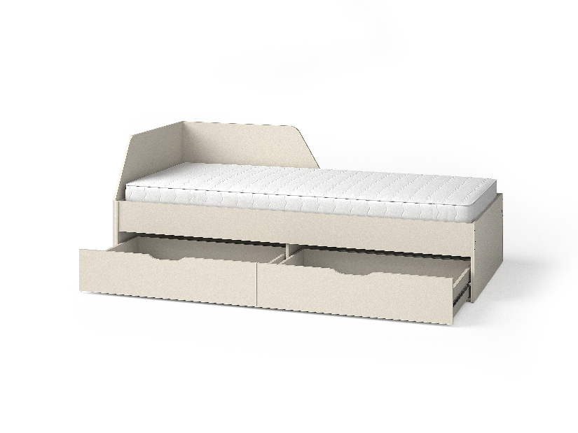 Jednolůžková postel Medoro ME9 (kašmír) (bez matrace)
