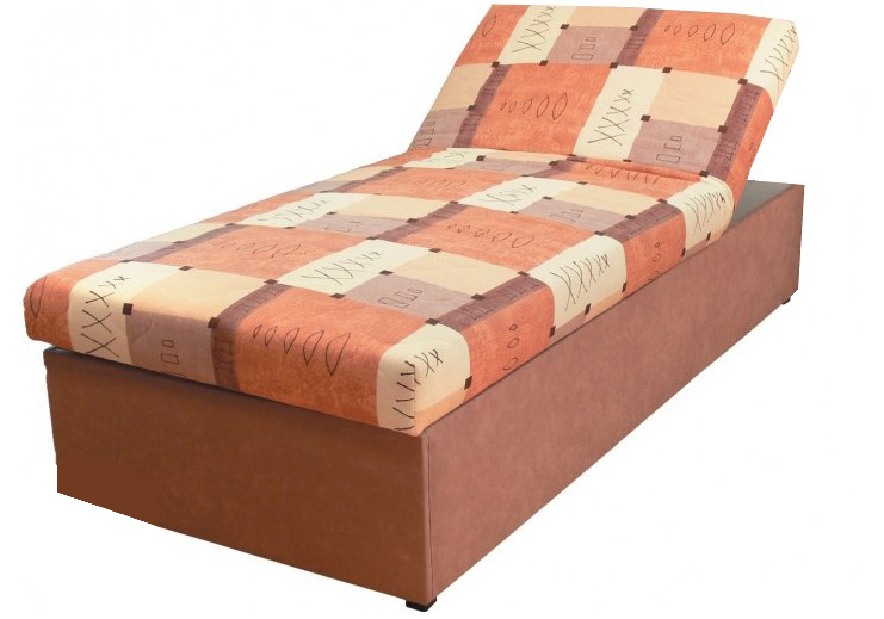 Jednolůžková postel (válenda) 90 cm Pennie (s molitanovou matrací)