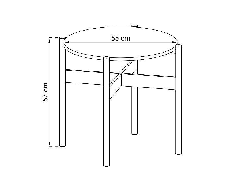 Konferenční stolek Ben 55