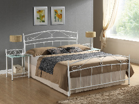 Manželská postel 140 cm Shawn (s roštem)