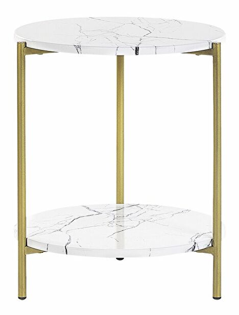 Příruční stolek Reimundo (bílá)
