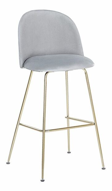 Set 2 ks. barových židlí ARCAL (šedá)