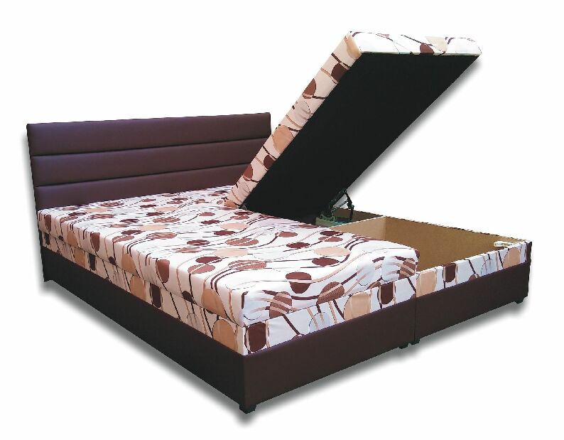 Manželská postel 160 cm Alica (s pěnovými matracemi)