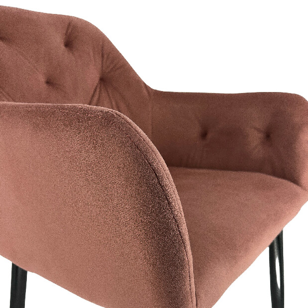 Jídelní židle Satya (tmavě růžová)