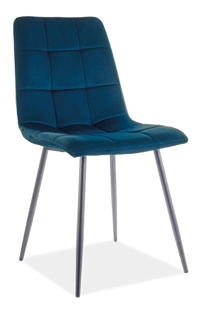 Jídelní židle Marlana (námořnická modrá + černá)
