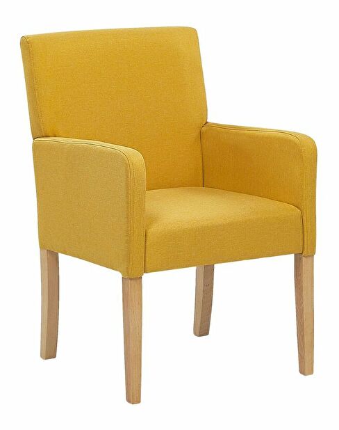 Jídelní židle ROCKY (textil) (žlutá)