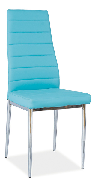 Jídelní židle H-261 (ekokůže modrá)