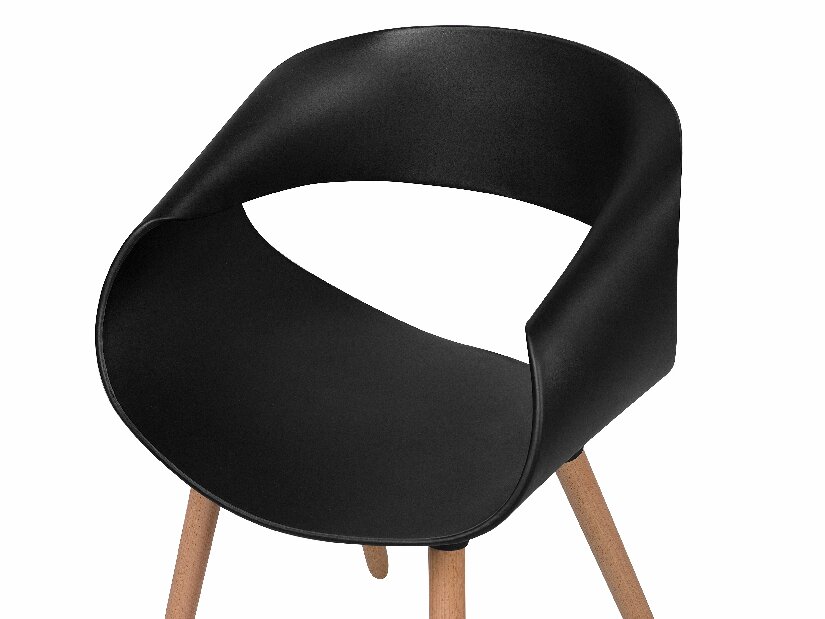Set 2ks. jídelních židlí Charm (černá)