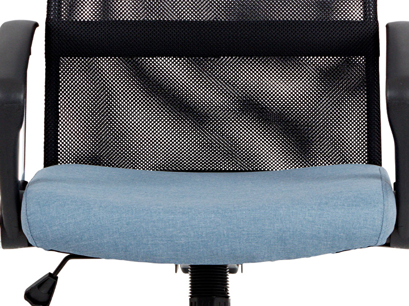 Kancelářské křeslo Evessa-E301-BLUE (modrá + černá)