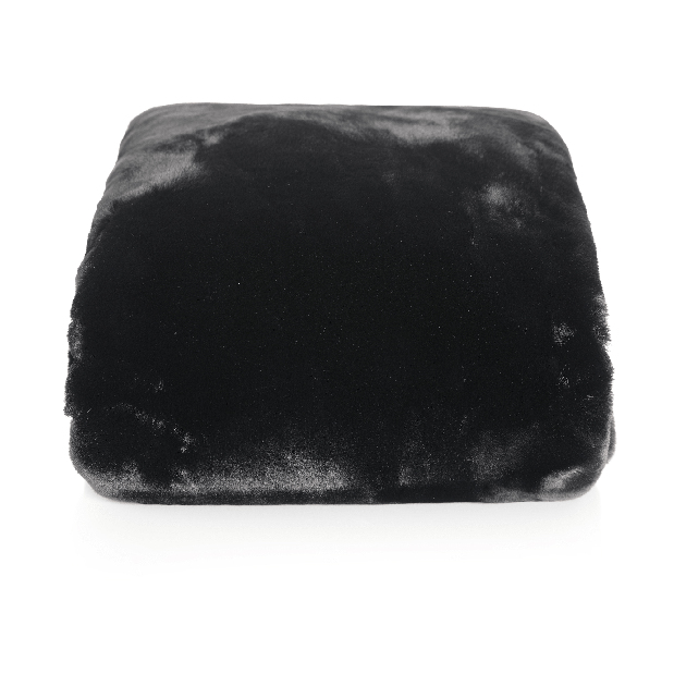Kožešinová deka 150x180 cm Rarea new (černá)