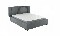 Čalouněná postel 160x200 cm Aria (šedá)