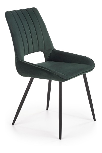 Jídelní židle Zehar (tmavě zelená)