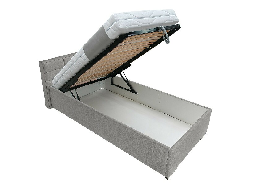 Jednolůžková postel 90 cm BRW Kate Futon (šedá)