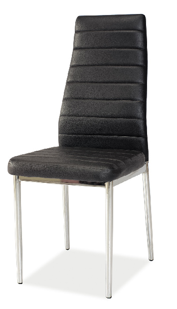 Jídelní židle Herbert (ekokůže černá)