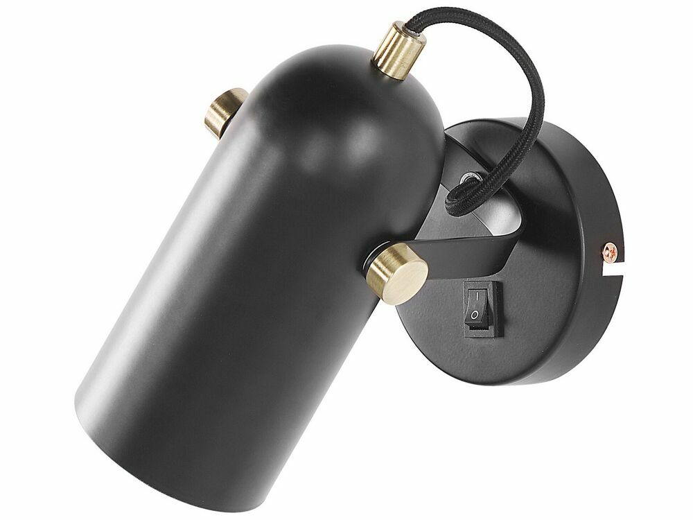 Nástěnná lampa TYRO (kov) (černá)