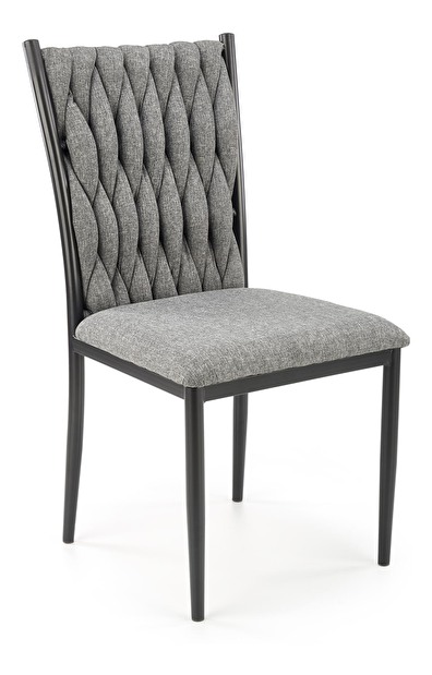 Jídelní židle Kulus (šedá + černá)