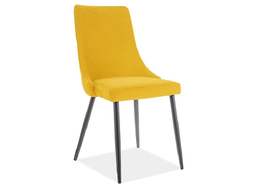 Jídelní židle Polly (žlutá + černá)