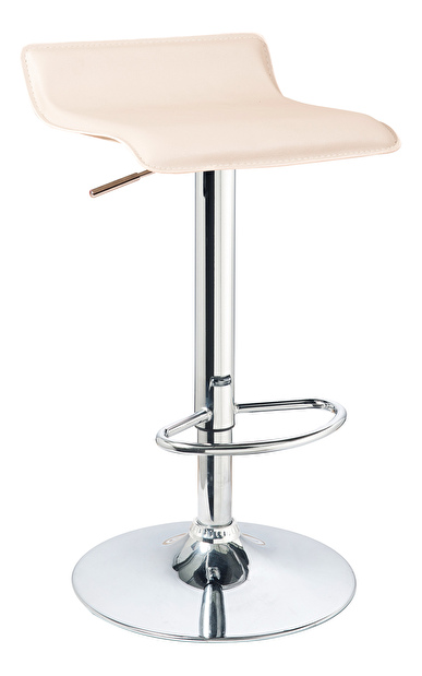 Barová židle A-044 (ekokůže krémová)