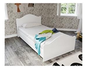 Jednolůžková postel 90 cm Bikavi 2 (bílá) (s roštem)