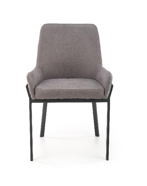Jídelní židle Kanna (šedá + černá)