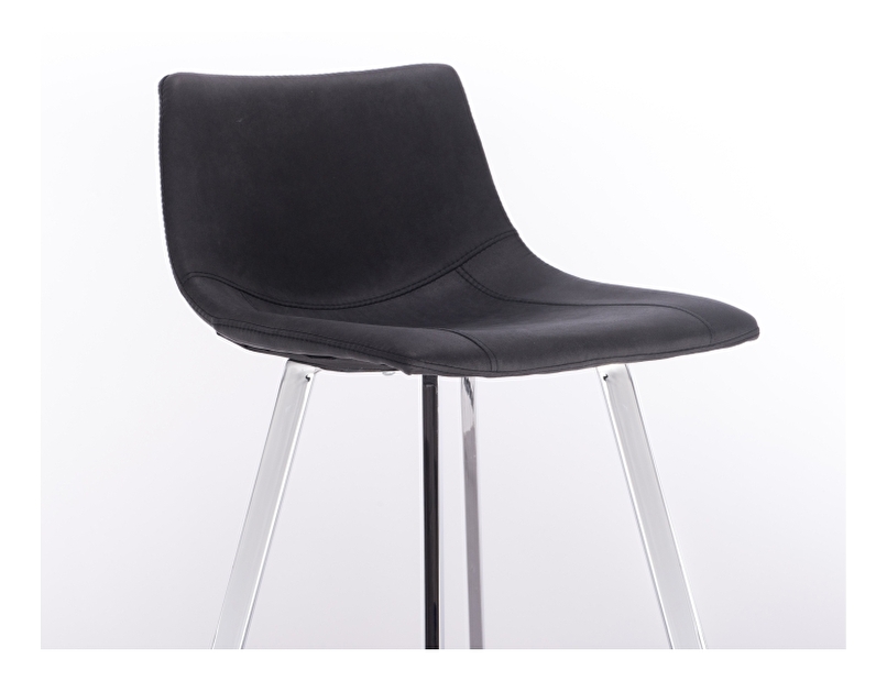 Barová židle Deron (černá)
