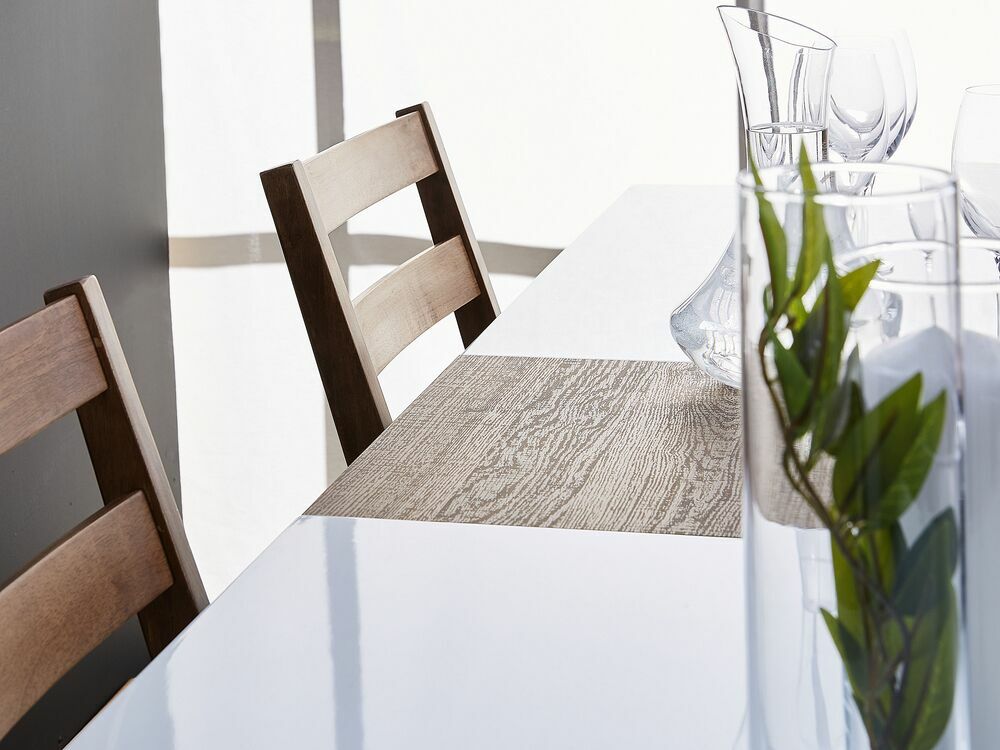 Jídelní stůl Klarisa (pro 6 až 8 osob) (bílá)