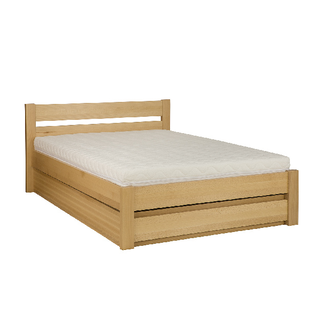 Manželská postel 160 cm LK 190 BOX (s roštem a úl. prostorem)