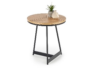 Konferenční stolek Kami (přírodní dřevo + černá)
