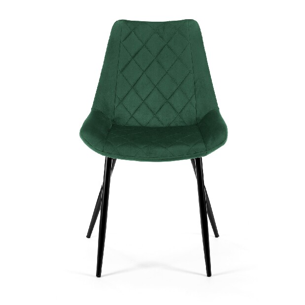Jídelní židle Sariel III (tmavě zelená)