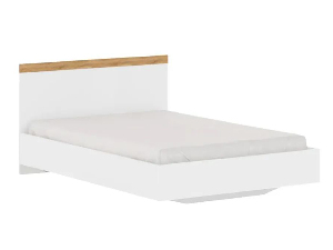 Jednolůžková postel 120cm Valgo 120 (bílá + dub wotan)