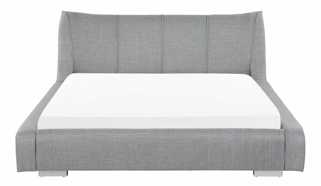 Manželská postel 160 cm NICE (s roštem) (šedá)