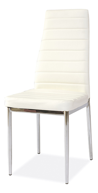 Jídelní židle Herbert (ekokůže bílá)