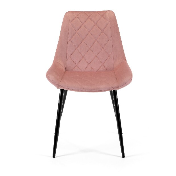 Jídelní židle Sariel (růžová) (2ks)