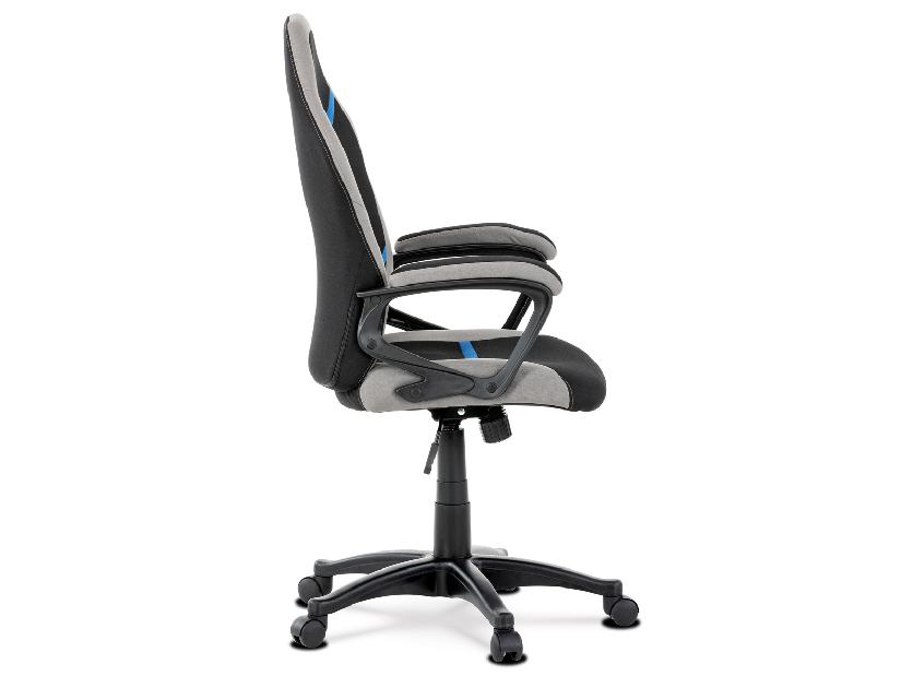 Kancelářská/herní židle Leira-L611-BLUE (černá + šedá + modrá)
