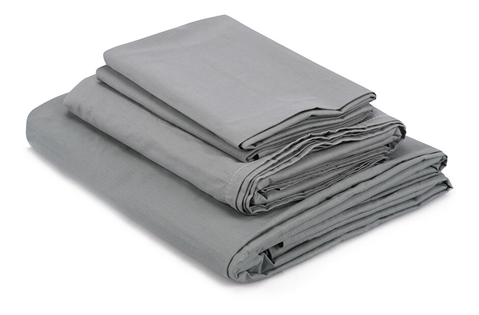 Ložní prádlo 200 x 220 cm Darkien (tmavě šedá)